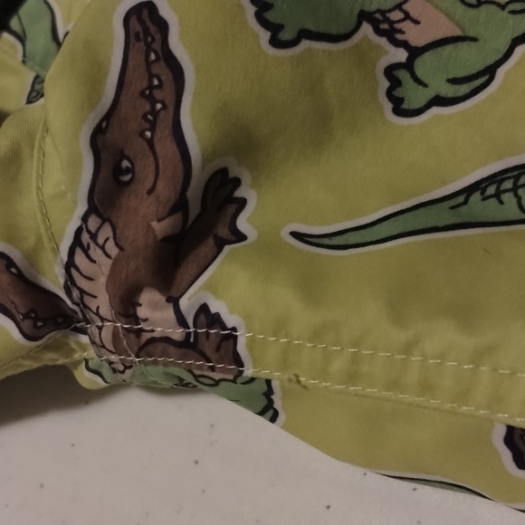 Greendog Alligator crocodile Green Water Board Swimwear Surf Trunks boy size 6 - Picture 14 of 16